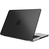 Fintie Hülle Kompatibel mit MacBook Pro 14 Zoll A2992 A2918 A2779 A2442 (2023-2021) M3 M2 M1 Pro/Max, Ultradünne Hartschale Schutzhülle Kompatibel mit MacBook Pro 14 Zoll, Schwarz(Matt)