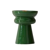 Kerzenständer, kleine Kapazität, hohe Füße, Keramik, Aromatherapie, Kerzenbecher, kreativer Kerzenbehälter, Kerzenhalter