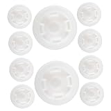 COMNESTBI 12Stücke Fassdeckel mit Grobgewinde Ölfass Dichtungskappen für Fässer Stabile Langlebige Kunststoffstopfen für Sichere Aufbewahrung