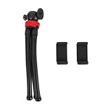 OATIPHO Verstellbares Tischstativ mit 1/4 Zoll Schraube und Universeller Handyhalterung Flexibles Hitze und Korrosionsbeständiges Kamerastativ für Smartphones und Digitalkameras