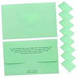 Healvian 10 Teiliges Silberputztücher für Schmuck Doppellagiges Mikrofasertuch Große Poliertücher Sanfte Kratzfreie Pflege Vielseitig Einsetzbar für Verschiedene Schmuckgrößen