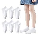 Nahtlose Socken für Mädchen, niedrig geschnitten, für Jungen, Kinder, weiße Baumwollsocke