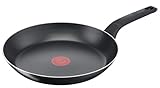 Tefal Easy Cook & Clean Bratpfannen-Set 24/28 cm, Antihaftbeschichtung, Thermo-Signal Temperaturindikator, Schwarz, B5559033