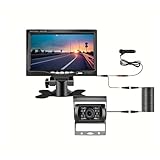 HD Rückfahrkamera 7-Zoll-TFT-LCD-Monitor, 4-polig, 18 IR Für LEDs Nachtsicht, Backup-Parkplatz, Rückansicht CCD-Kamerasystem, 12–24 V Für Wohnmobil, LKW-Anhänger