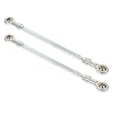 TOGEVAL 2 Stück Teiliges Atv Spurstangen kit Kugelgelenk Lenkgestänge Ersatz für Elektro quad Motorrad Lenksystem mit Langlebigen Lagern für Präzise Steuerung