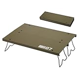 Klapptisch Campingtisch 33x11.5x3cm | Faltbarer Garten- Und Balkontisch Leichter Faltbarer Campingtisch Mit Stabiler Oberfläche Für Outdoor-Aktivitäten Wie Camping Angeln Und Garten