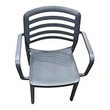 NAEM Reesol Stapelstuhl Wind Resin - Langlebig & Witterungsbeständig Outdoor/Indoor