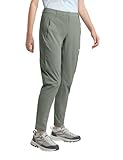 Jack Wolfskin Damen Hikeout Pants Wanderhose, Slate Green, 40 EU