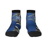 POKIKKJH Gerade Sportsocken im Flugzeug, geeignet für Männer und Frauen, für alle Jahreszeiten, Freizeitsport und den täglichen Gebrauch, Sockenlänge 30 cm, geeignet für Schuhgrößen 36 bis 45, 3