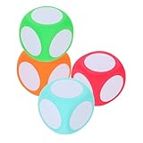 FELTECHELECTR 4 Stück Teiliges Große Schaumstoffwürfel zum Beschreiben Wiederverwendbare DIY Lernwürfel für Vielseitige Unterrichtswürfel für Mathe Brüche Wahrscheinlichkeitsübungen im