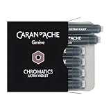 Caran d'Ache Tintenpatronen Chromatics 6 Stück, violett