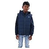 NAME IT Jungen Nkmmylane Vest Noos Pufferweste, Dark Sapphire, 140 EU