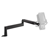 Elgato Wave Mic Arm LP - Premium Low Profile Mikrofonarm mit Kabelkanälen für einen sauberen Arbeitsplatz, Tischklemme, vielseitig, voll einstellbar, ideal für Podcast, Streaming, Gaming, Home Office