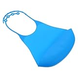 BCOATH Tragbares Silikon Lätzchen für Erwachsene Multifunktions Kleidungsschutz Accessoire für Senioren Auslaufsicher und Abwischbar Haushalts Lätzchen mit Krümelfang