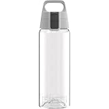 SIGG - Tritan Trinkflasche - Total Color ONE Transparent - Für Kohlensäurehaltige Getränke Geeignet - Spülmaschinenfest - Auslaufsicher - Leicht - BPA-frei - Transparent - 0,6L