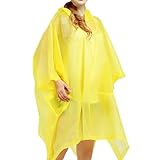 Generisch Regenschutz Damen Herren Raincoat Regenschutzbekleidung Mit Pattentasche Kapuze Tunnelzug Raincoat Regenmantel Regenponcho wasserdichte Regenbekleidung Regenjacke Winddichte Regencape