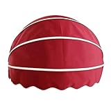 Gebogene einziehbare Markise, wasserdicht, Aluminium, Terrassenüberdachung für Cafés, Restaurants und Geschäfte, faltbar, rot, 155 cm