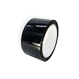 Klebeband Schwarz, 48 mm x 66 m, Allzweck aus Polypropylen Paketband, 1 rolle