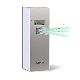 AIKE Duftspender Automatisch für den gewerblichen Einsatz, Flexibel Programmierbar, Edelstahl-Finish, geeignet für Glade-Lufterfrischer, Nachfülldosen und Batterien nicht im Lieferumfang enthalten