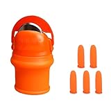 Gartenmesser für Daumen - ein Gartendaumenschneider aus Silikonmaterial mit Schrägblatt zum einfachen Schneiden von und Blattgemüse und ist so konzipiert, dass sie sicher sind | Mini-Handschuhart