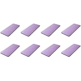 Hfourhnik 8X 15MM Dicke Yoga Matte Komfort Schaum Knie Ellbogen Pad Matten für ÜBung Yoga Pilates Indoor Pads Fitness Training, Lila