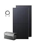 Anker SOLIX Balkonkraftwerk mit Speicher (1170W | 1600Wh), Solarbank 2 Plus 2 MPPT für bis zu 2 Solarpanels, 1600Wh Speicher für Balkonkraftwerk, 2x 585W Topcon Solarpanel, 9,6kWh Kapazität