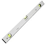 Magnetische Wasserwaage - 23,6 Zoll Baulehre für Deckbau, Betonarbeiten mit genauem Ablesen, Metallmaß für Dachdeckung, Tischlerei, schwere Legierung, wiederverwendbare Verwendung für Böden