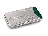 Pelikan Großraum-Tintenpatronen Edelstein Ink, Aventurine (grün) im Metalletui, 6 Stück