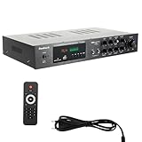 VerstäRker 5 Kanal Digital USB Fm Stereo Amplifier VollverstäRker 600W Mit Fernbedienung FüR HiFi, Heimkino Oder Kleine Pa Und Karaoke