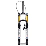 FKXSXAZ AuroraXQ 160 mm Federweg 26/27,5/29' Mountainbike-Vorderradgabel mit Steckachse 15x100 mm, MTB-Federung mit Zugstufeneinstellung, Fernbedienung/manueller Lockout, Luftfeder