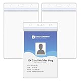 Sahunfri 3er-Set A7 Ausweishülle 78×110 mm – Schülerausweis, Personalausweis & Kreditkarten Schutzhülle, PVC Kunststoff, Staub-, Schmutz- & Wasserfest, Wiederverwendbar, Mit DIY-Lanyard nutzbar