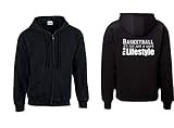 Textilhandel Hering Jacke - Basketball Lifestyle (Schwarz, M)