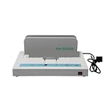 Bindegerät Hot Melt Bindemaschine Kleine Klebebindemaschine Schlauch Gummistreifen Automatische Bürogutschein Manuelle Universalmaschine SK2008 für Papier im Format A4/A5/Letter