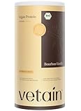 VETAIN Veganes Proteinpulver - Vanille - 21g Protein pro Portion - 600g - Fünf Premium Protein Quellen - Ohne Allergene & Süßungsmittel - produziert & laborgeprüft in Deutschland