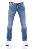 MUSTANG Herren Jeans Hose Oregon Bootcut Männer Jeanshose Denim Stretch Baumwolle Blau Schwarz W30 W31 W32 W33 W34 W36 W38 W40, Größe:W 36 L 34, Farbe:Medium Blue Denim (682)