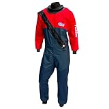 Dry Fashion Unisex Trockenanzug Sailing Standard Nylon, Farbe:Navy/rot, Größe:S