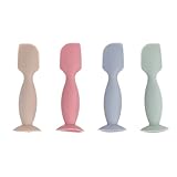 Baby-Windel-Cremespatel, weicher Silikon-Po-Paste-Applikator für Neugeborene, Kleinkinder, sichere, sanfte Hautpflege, 4-teiliges Set, 10,5 cm