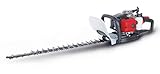 Scheppach Benzin Heckenschere HTH250/240P (1,0 PS, Schnittlänge: 600mm, Schnitt- Ø: 27mm, 180° drehbarer Handgriff mit Vibrationsschutz, Schnellstop-Bremsfunktion)+