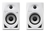 Pioneer DJ DM-40D-BT-W 4 Zoll Desktop-Monitor-System mit Bluetooth® (Weiß)