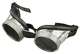Connex Schweißerbrille Alu - chromfarbig - robust & unverwüstlich - weiche Gesichtsauflage - leichter Glastausch durch Schraubringe - verstellbares Gummiband/Schutzbrille / COXT938752