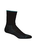 Icebreaker Damen Hike M Crew Merino Socks Wandersocken, Black, M