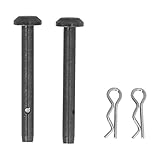 RC-Karosserie-Clips, Stifte, 2 Stück, schwarzer Stahl, rostfrei, 4 cm, glattes Fahren, sichere Befestigung für 1/18 RC-Autos, Schalenklemme