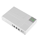 HCLZOE 5V 9V 12V Mini-USV Unterbrechungsfreie Stromversorgung USB 10400MAh -Backup für WLAN-Router CCTV (EU-Stecker)