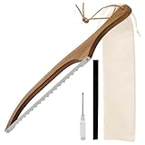 Manueller Allesschneider | Bogensäge 40 cm, Sandwich-Vorbereiter, für Küche, Haus, Kuchen, Bagel, Pasta, Käse