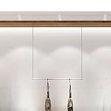 Generisch Kleiderständer für die Decke und Wand, Kleiderständer aus Metall für Einzelhandelsgeschäfte, gewerblicher Kleiderständer, Stabiler Kleiderbügel aus Metall, platzsparende Kleideraufbewahrung