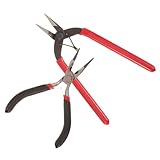 Zerodeko 2 Stück Runde Mundschmuck Zange flache Zange Cutter für Nase Draht Crimpers multifunktionswerkzeug Schmuckwerkzeug Bastelzange Schmuckreparaturzange Zange Schmuck Kohlenstoffstahl
