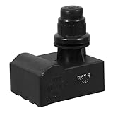 HOMSFOU Elektrogrill-Zündknopf Grill-Startknopf Zündersatz ersetzen Elektrogrill-Schaltertaste Grillzubehör Elektrogrill-Startknöpfe Grilltaste Grillteil Abs Black