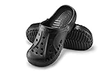 ESTRO Gartenclogs Herren Gartenschuhe Damen - Gartenclogs Damen Unisex Leicht Gummischuhe Damen Sommer Garten Clogs Herren A78 (46, Schwarz)