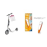 HUDORA BigWheel® Style 230, weiß & Ravensburger tiptoi Stift 00110 - Das spielerische Lernsystem, Lernspielzeug für Kinder ab 2 Jahren - Der Stift