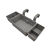 Huvqianu Pool-Seitenkorb, höherer Boden-Pool-Aufbewahrungsbehälter, Outdoor-Schwimmausrüstung, interaktives Netz-Ablauf-Design, leicht zu tragende Griffe, ideal für Poolkleidung, Handtuch, Spielzeug